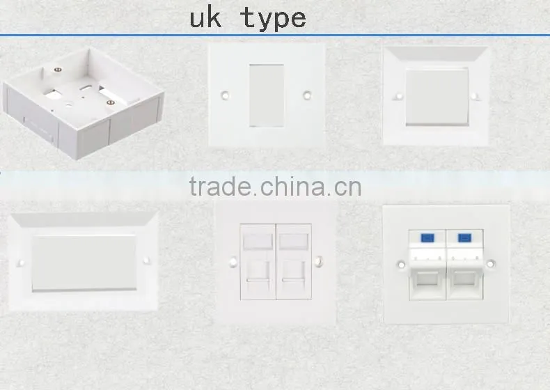 rj45 uk faceplate for network