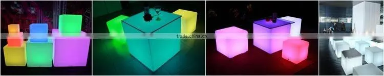 Event Party Bar Used LED Furniture Cube Light Table KC-3004