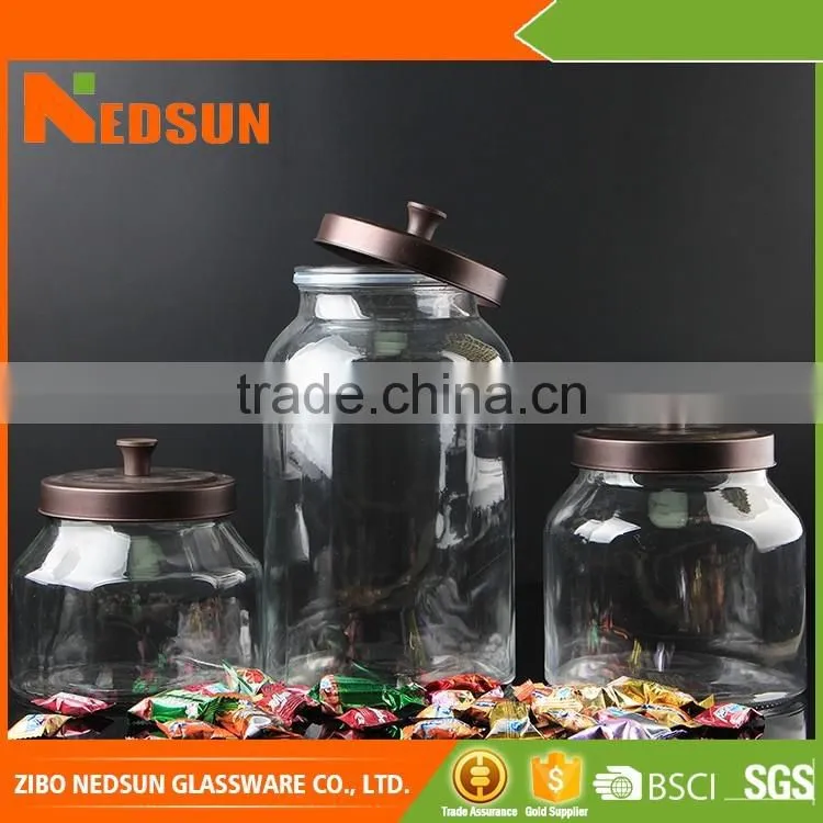 High grade wholesale New product glass pickle jar new products on china market 2017