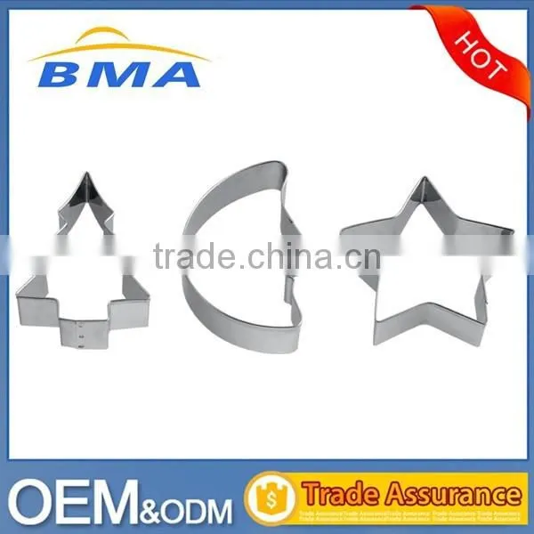 Christmas Accessories Cute Stainless Steel Cookies Cutter