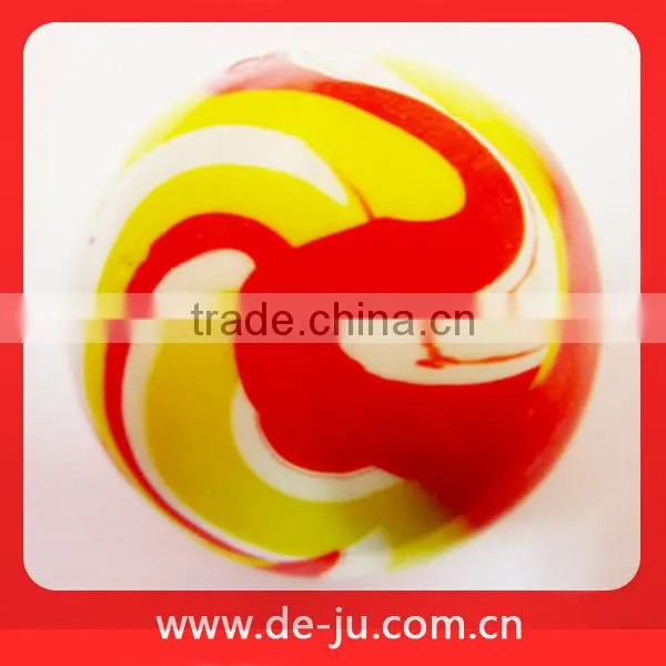 Stripe Rubber Bouncing Round Jumping Ball