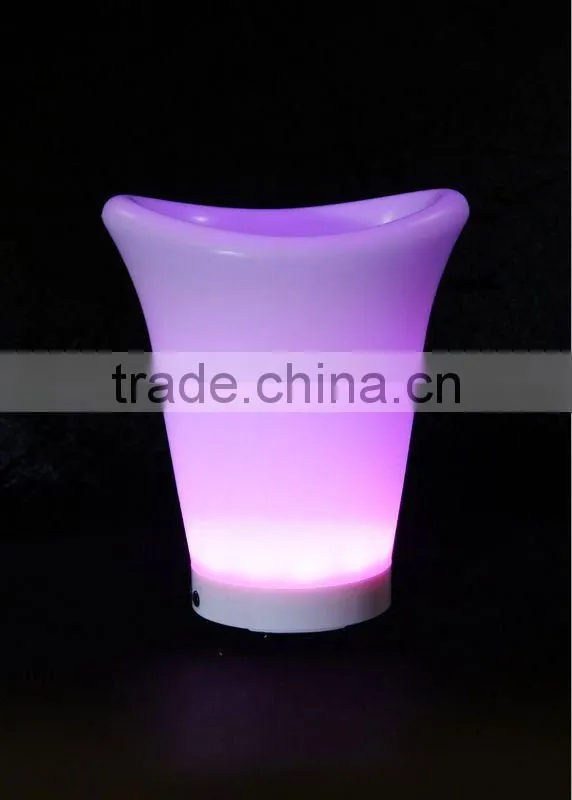 LED Light Wine Cooler