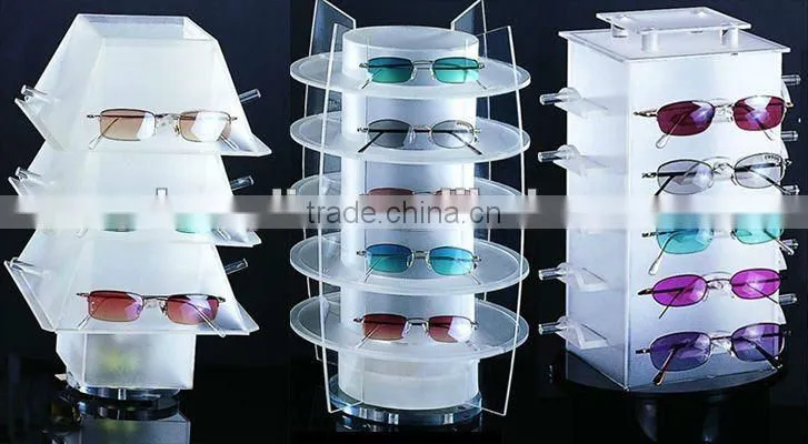 useful Acrylic Sunglasses Retail Shop Display/2015 fashion design acrylic sunglass display rack wholesale price China