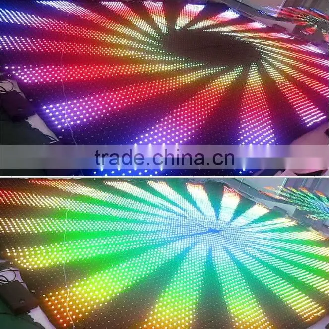 Flexible indoor led curtain xxx china sexy led video wall display p10 p16