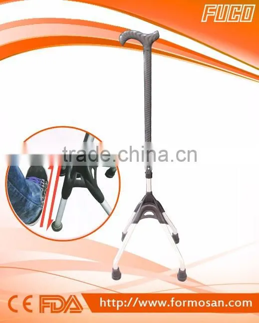 QUARD CANE WITH 4 LEGS ALUMINUM QUAD CANE MIT
