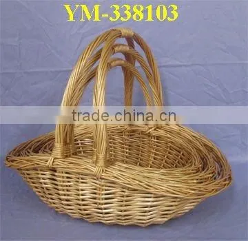 full willow basket shining
