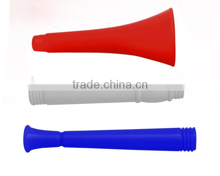 3 sections vuvuzela, vuvuzela for cheering, loudly plastic vuvuzela