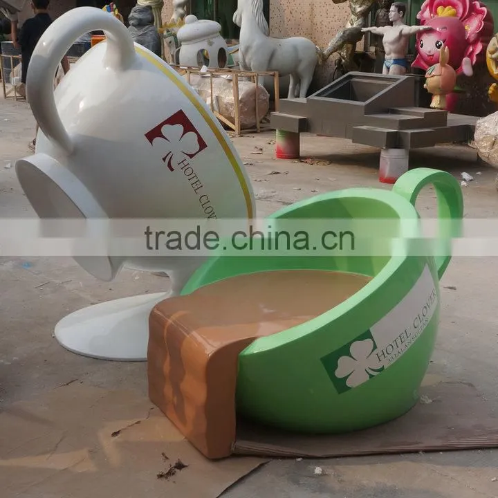 Outdoor fiberglass modern chair