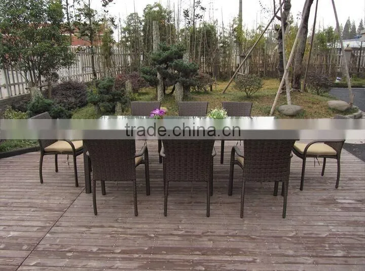 Rattan table bases for glass tops