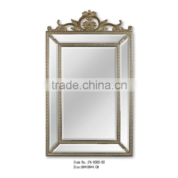 Living Room Furniture Wall Arts Wood Carving Antique Mirrors