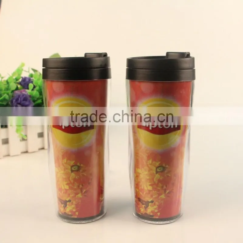 promotional gift iems 350ml color changing travel mug with OEM