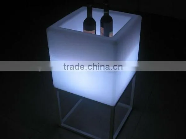 modern led lighting bar furniture, led lighting flower pot, led fruit pot