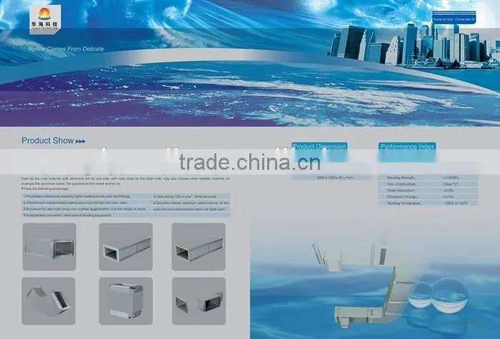 PID foam air duct panel