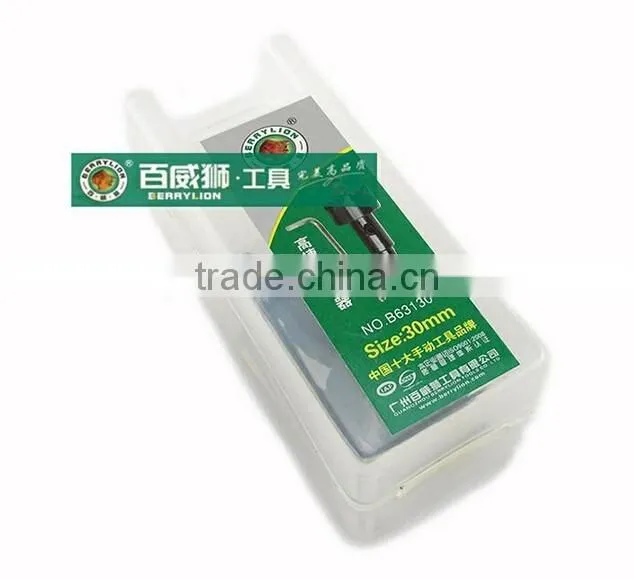 BERRYLION 30mm flatted shank metal cutting hole saw with drop forged treatment