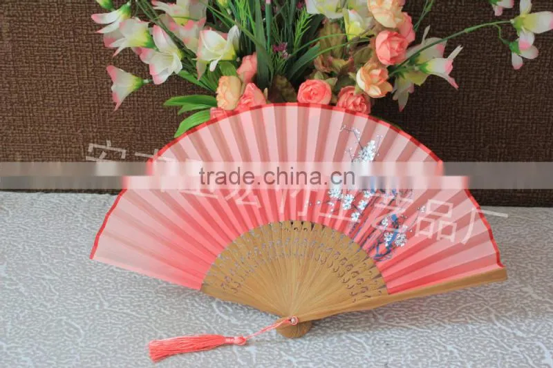 Japanese bamboo cloth fan wholesale