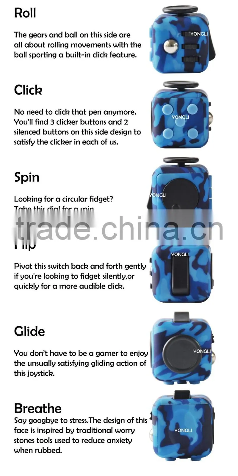 Wholesale Anti Stress Toys Custom Sex Dice Games
