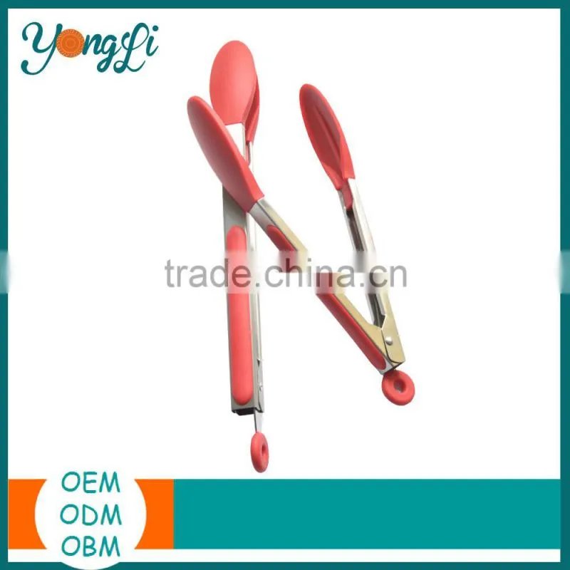 New Products 2016 Kitchen Plastic Durable Bread Salad Tong