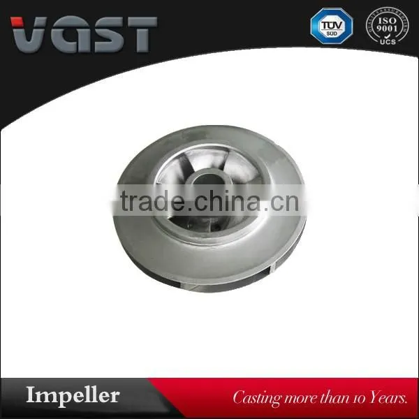 Plastic pump impeller