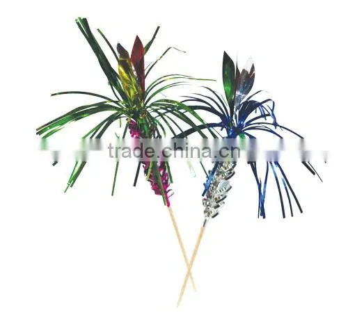 10cm long hanbuger decoration flag toothpicks