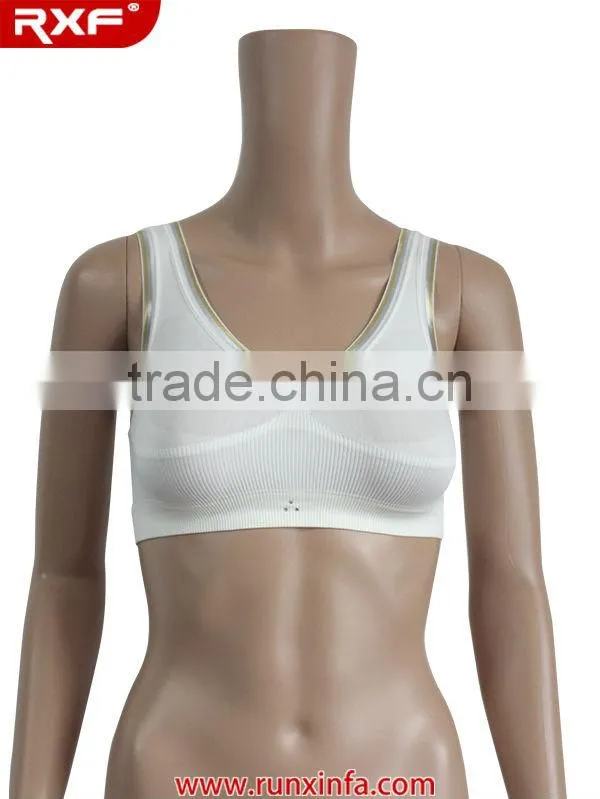 SEAMLESS NET BRA DESIGNS/ SPORTS BRA WITH PADDED