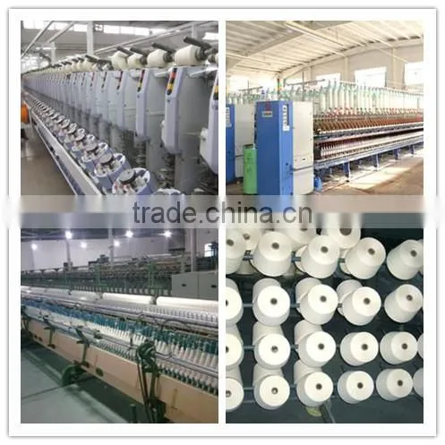 50/25/25 polyester viscose cotton blended yarn