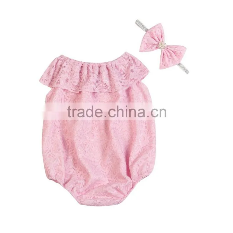 100% Cotton Baby breathable romper body suit lovely Custom Design Baby Romper