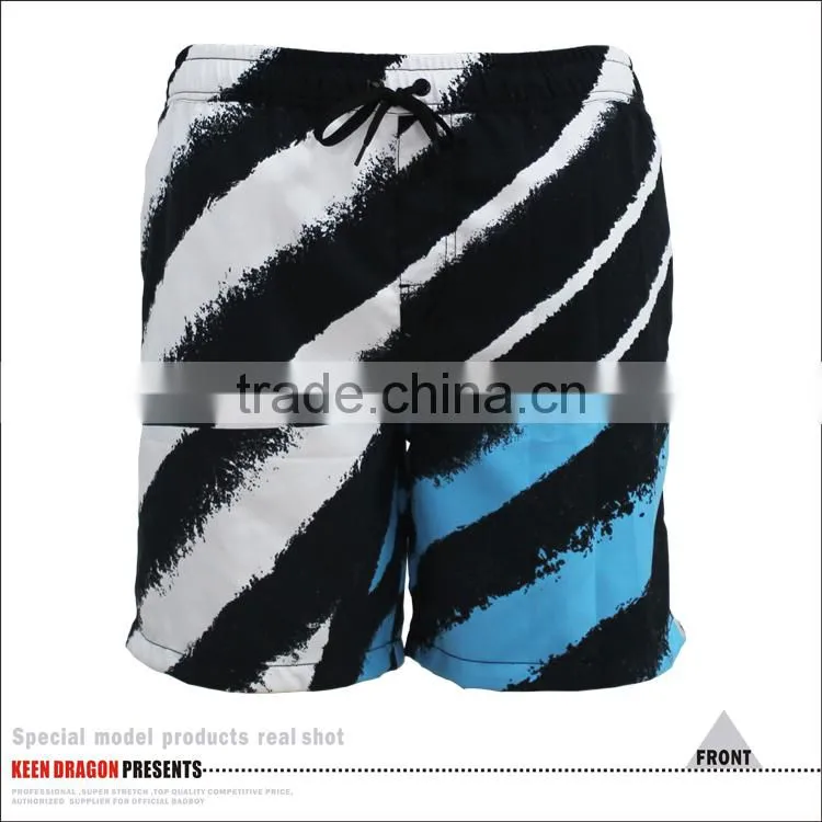 fashion design custom style elastic waist swimming-bermuda-shorts