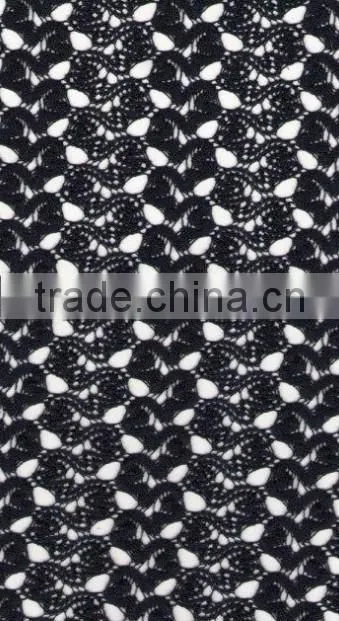 R&H Best Quality heavy african lace fabric elastic tulle fabric 100% Cotton nigeria cord lace