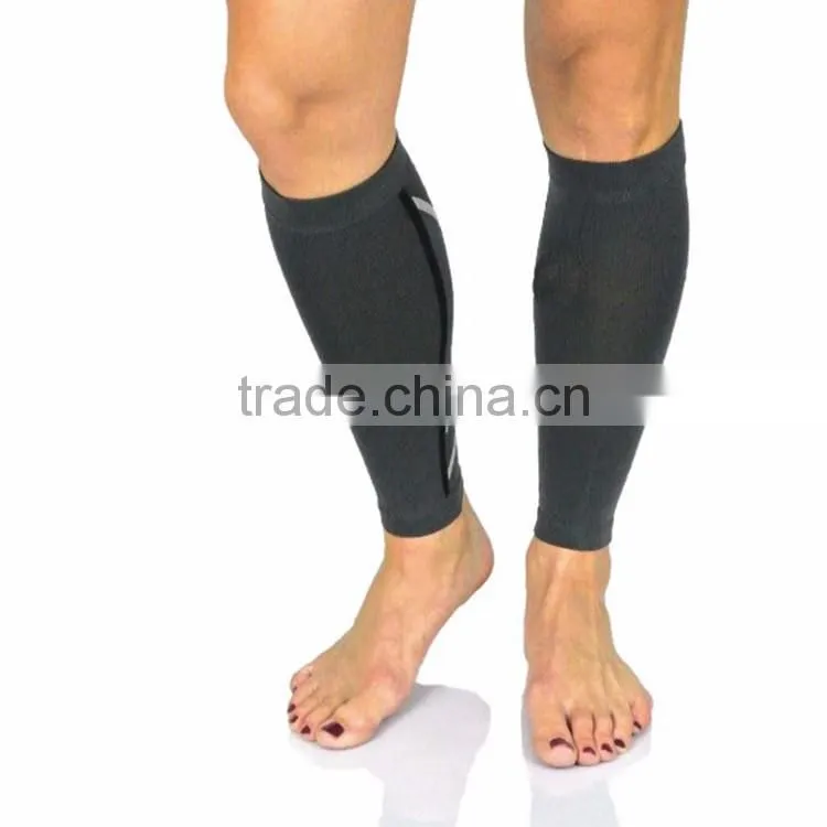 2017 Professional Leg Running Sleeves Support Compression Brace Calf Shin Socks