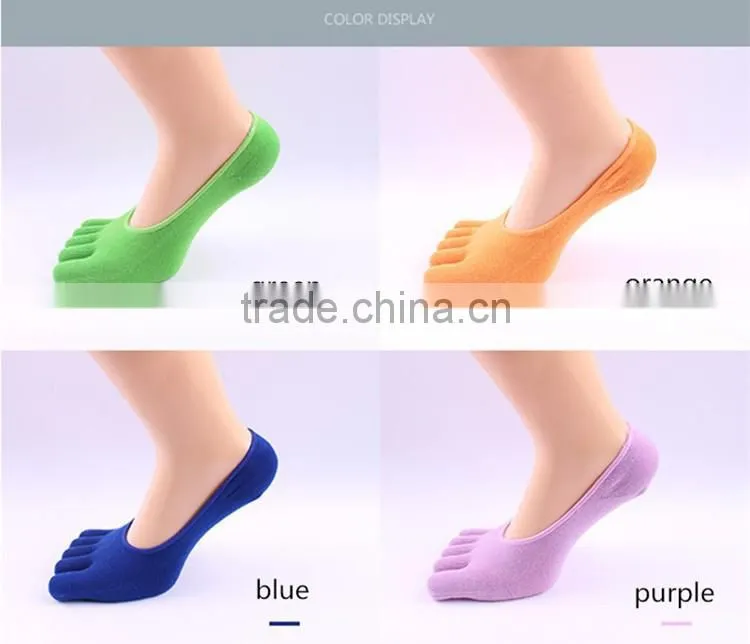 Summer New Casual womens Socks Cotton Sports Five Finger Socks Casual Breathable Calcetines Toe Socks Ankle Socks