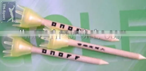 Customized Yellow Color Golf Tee