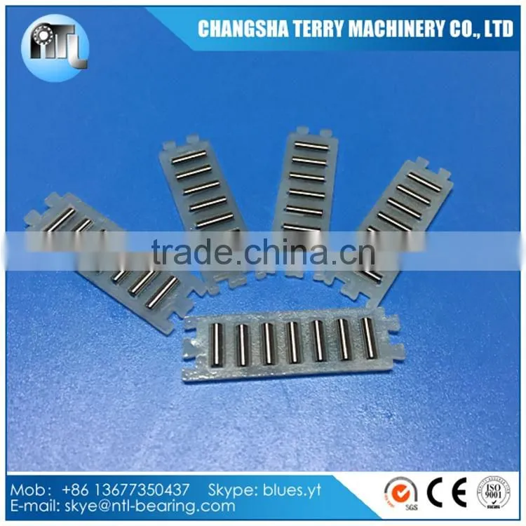 Nylon straight line needle bearing FF3555ZW with Two rows linear flat rollers