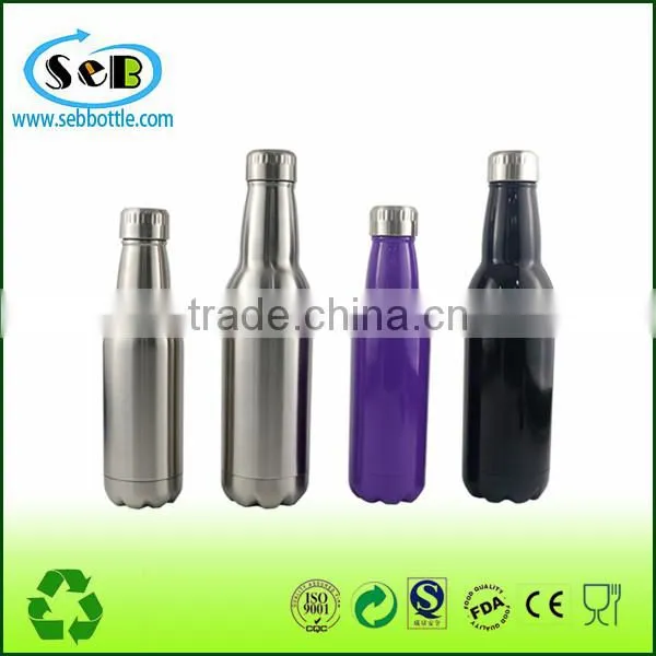 Best price vacuum insulated double wall stainless steel water bottle