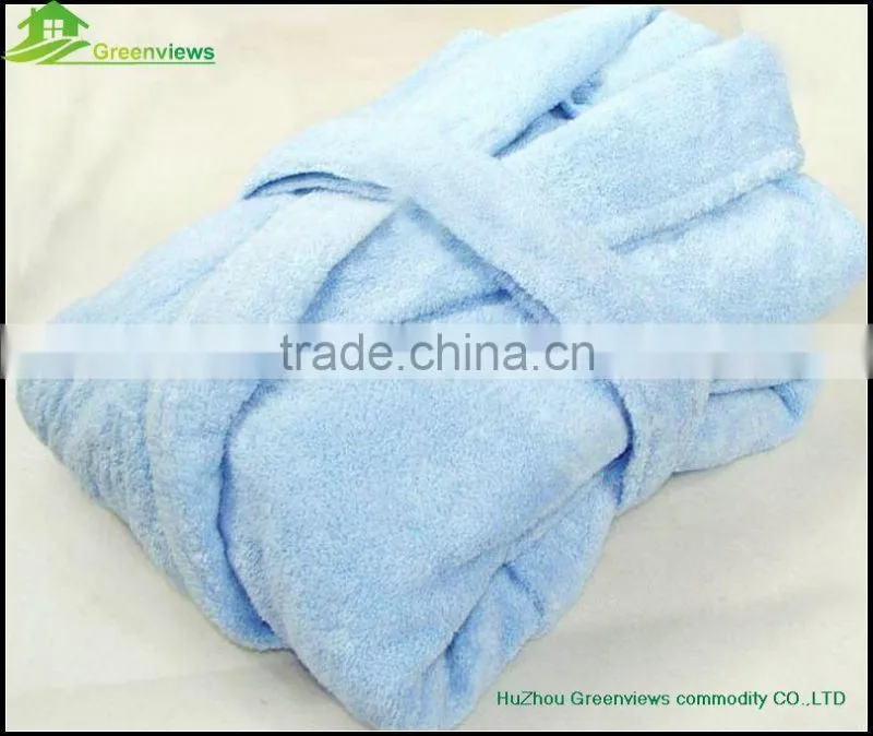 Factory customize women's 100% cotton bathrobe hotel cotton robes thicken bath robe,night robes for winter