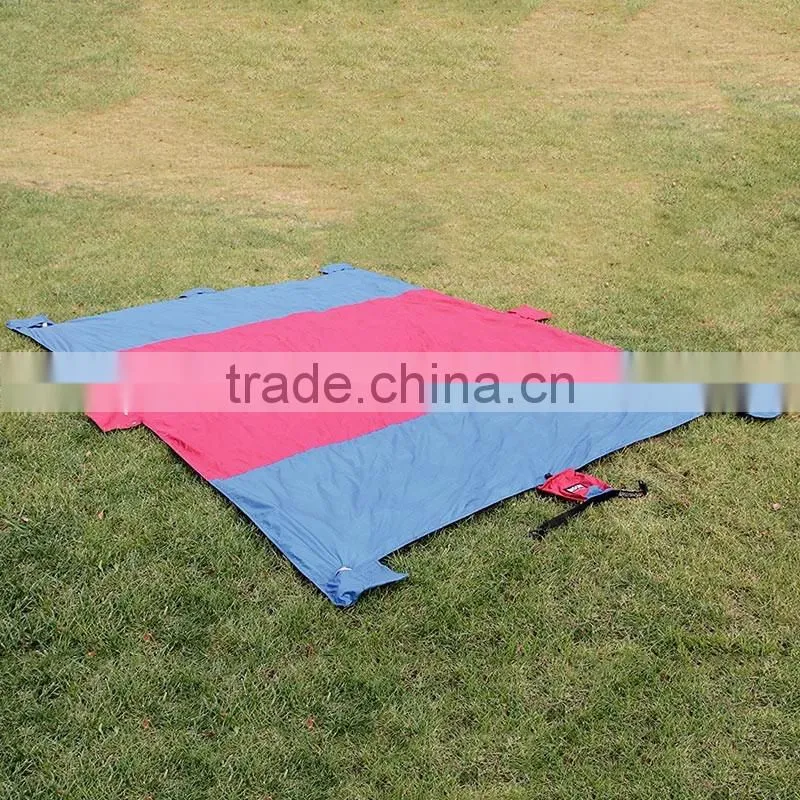 parachute nylon waterproof & sandproof ripstop ultra light big & compact beach mat
