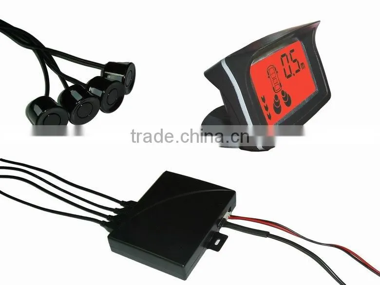 2015 Cheapest Colorful LCD Car Parking Sensors LCD Display Monitor Car Parking Sensor System