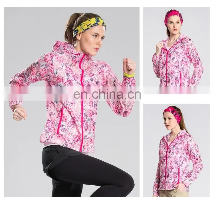 Custom windproof jacket skin summer jacket for men & women