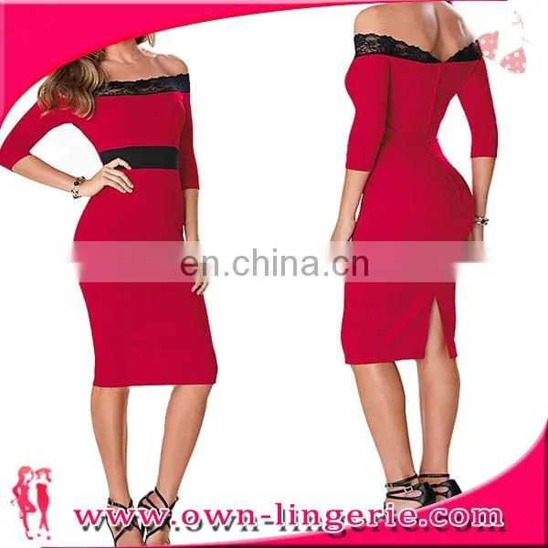 Ladies Formal One-piece Mature Women Sexy Night Women Sexy Summer mature Bodycon Dress
