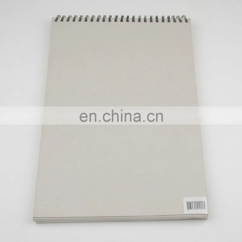 150gsm 60 Sheets Peforated Wire Bound Grey Hard Cover A3 Sketch Pad