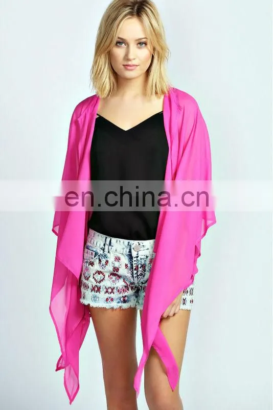 India Sheer Kimono casual jacket/Women casual jacket/clothing supplier china/wholesale apparel model cp-351
