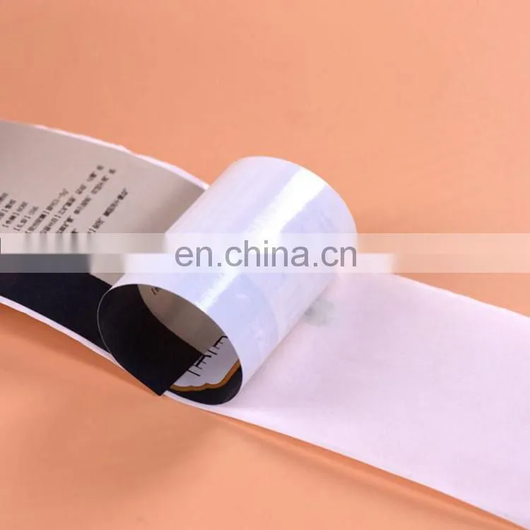 Reuseable waterproof pvc vinyl sticker/ adhesive paper roll label for medicine packaging