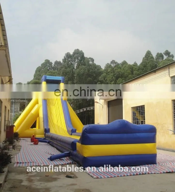 2017 popular design professional supplier High Quality Giant Inflatable Jumping Water Slide