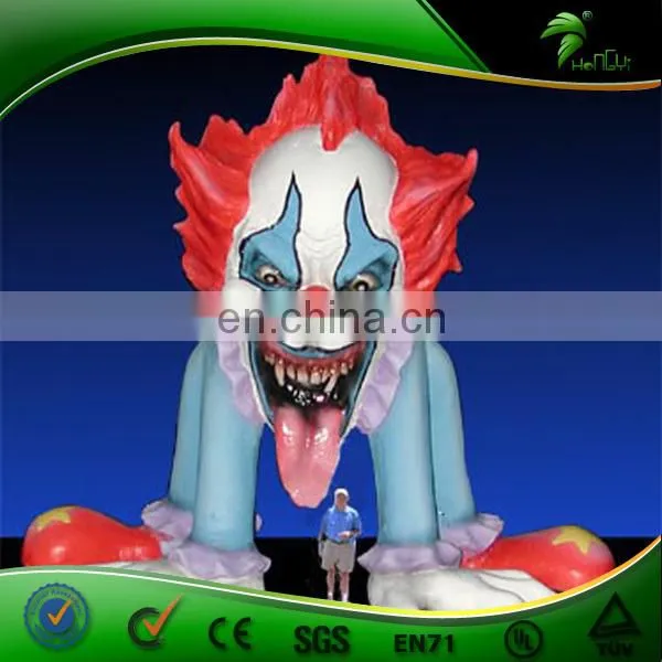 Hot Sale Hongyi Custom Halloween Inflatable LED Pumpkin Model, Cat Balloon and Ghost for Event