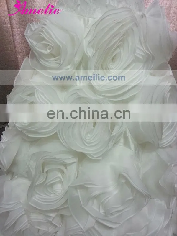 Flower Skirt Ball Gown Wedding Dresses Pictures