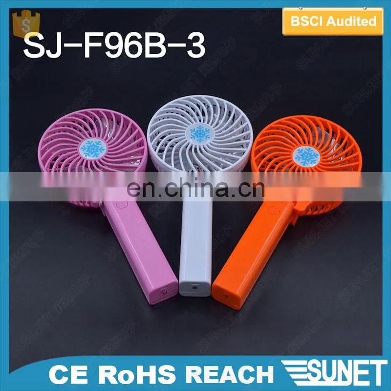 customized LOGO printing portable rechargeable mini fan with usb