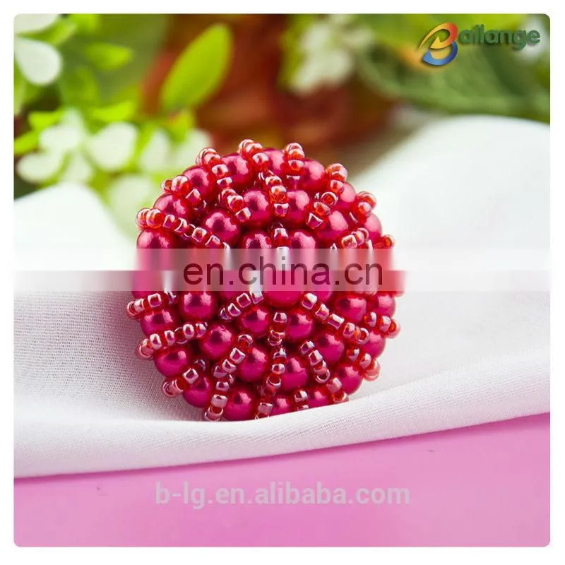 Handmade accessories Bailange wholesale red color children's button