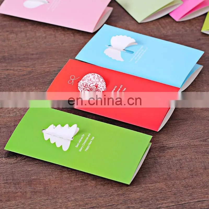 Folding 2017 Christmas Greeting Card Happy New Year Greeting Cards