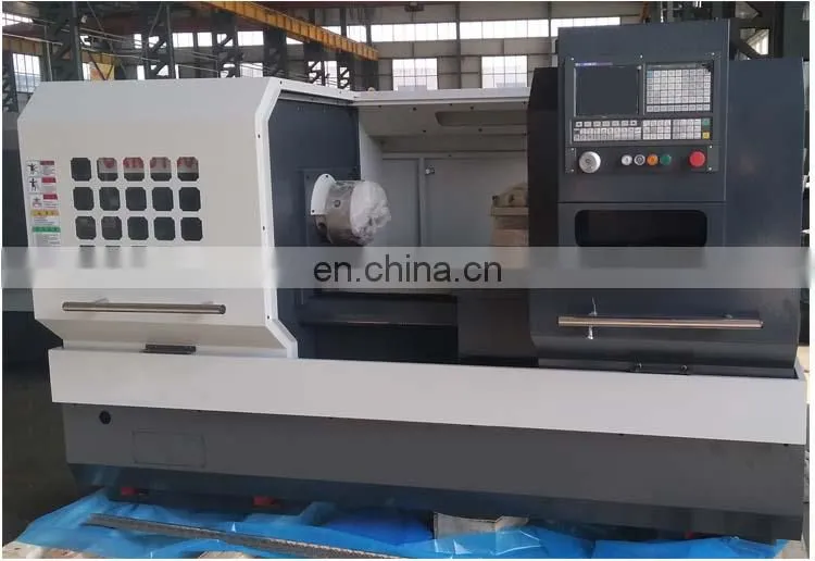 CK6140 china precision turning automatic turret knd cnc lathe machine