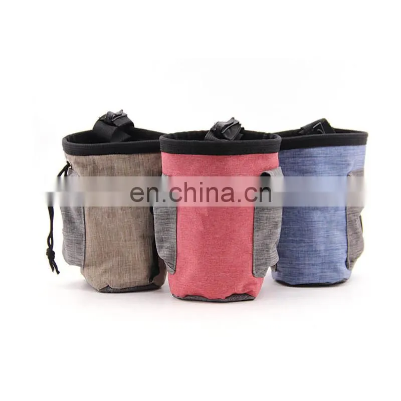 Pet Dog Treat Training Pouch Side Bag with Poop Bag Dispenser Waist Pouch