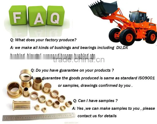 Cylindrical self-lubricantbearing ,sintered copper bushing